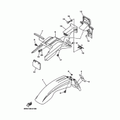 Схема вузла: Крило Yamaha XT225 XT225