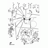 Схема вузла: Електроустаткування 2 Yamaha YZ250 YZ250FX