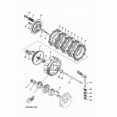 Схема вузла: Зчеплення Yamaha MT125 MT-125 (ABS)