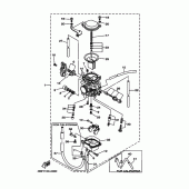 Схема вузла: Карбюратор Yamaha XT225 XT225
