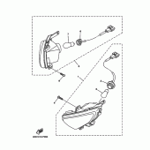Схема узла: Поворотники Yamaha YP250 Majesty