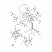 Схема узла: Топливный бак Yamaha TTR90 TT-R90