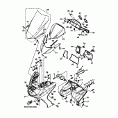 Схема узла: Облицовочные элементы Yamaha YP400 Majesty