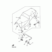 Схема узла: Сиденье Yamaha FZS600 FAZER