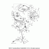Схема узла: Топливный бак Yamaha XT250 XT250