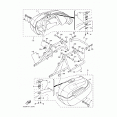 Схема узла: Saddlebag 1 Yamaha XV1900 Stratoliner S