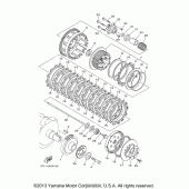 Схема вузла: Сцепление Yamaha XV1900 Roadliner S
