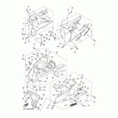 Схема вузла: Облицювальні елементи 2 Yamaha YZF-R6/ YZF600 R6