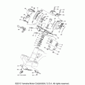 Схема узла: Рулевой механизм Yamaha XV1900 Raider