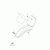 Схема узла: Крыло Yamaha TTR90 TT-R90