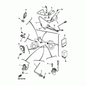 Схема вузла: Електроустаткування 1 Yamaha XVS1300 V-Star Classic