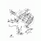 Схема вузла: Бічна кришка Yamaha YZF-R25
