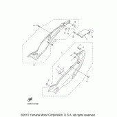 Схема вузла: Бічна кришка Yamaha YZF600R Thundercat