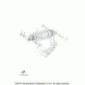 Схема вузла: Задня підвіска Yamaha FJ09 FJ-09