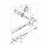 Схема узла: Вал приводной и редуктор Yamaha XVS1100 Drag Star Classic