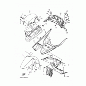 Схема вузла: Крило Yamaha YP250 Majesty