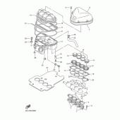 Схема вузла: Впускна система Yamaha YZF-R6/ YZF600 R6