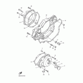 Схема вузла: Кришки картера 1 Yamaha WR400F