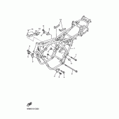 Схема вузла: Рама Yamaha XJR400