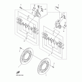 Схема узла: Передний тормоз Yamaha FZ6 FZ6 FAZER S2 (ABS)