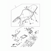 Схема узла: Сиденье Yamaha MT09/ MTN850 MT-09