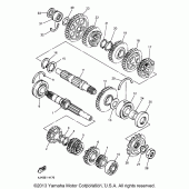 Схема вузла: Трансмісія Yamaha YZF600R Thundercat