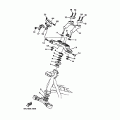 Схема вузла: Рульовий механізм Yamaha XP500 T-MAX