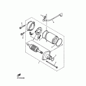 Схема вузла: Електричний стартер Yamaha XVZ1300 Royal Star Venture