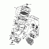 Схема узла: Впускная система Yamaha TDM900