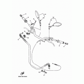 Схема узла: Руль и Тросики Yamaha MT09/ MTN850 MT-09