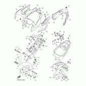 Схема узла: Крыло Yamaha FZ8 FZ8 FAZER (ABS)