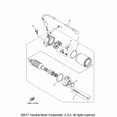 Схема вузла: Електричний стартер Yamaha XT250 XT250