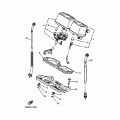Схема узла: Панель приборов Yamaha DT125 DT125R