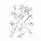 Схема вузла: Електроустаткування 2 Yamaha YP400 Grand Majesty