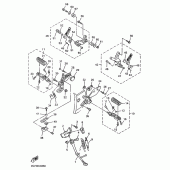 Схема вузла: Support repose pied Yamaha YZF1000R Thunderace