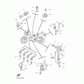 Схема узла: Электрооборудование 1 Yamaha FZ8 FZ8 (Naked)