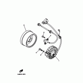 Схема вузла: Генератор Yamaha TTR225 TT-R225