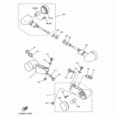 Схема вузла: Поворотники 2 (4TR8) Yamaha XVS400 Drag Star
