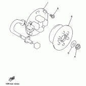 Схема узла: Генератор Yamaha YZ250 YZ250