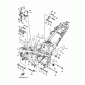 Схема узла: Рама Yamaha YZF-R25