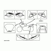 Схема узла: Графика и Эмблема (5GG1) Yamaha TDM850