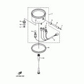 Схема узла: Панель приборов Yamaha XVS650 Drag Star Silverado