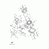 Схема вузла: Головка циліндра Yamaha YZ125