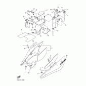 Схема вузла: Бічна кришка Yamaha FZ6 FZ6 (Naked)
