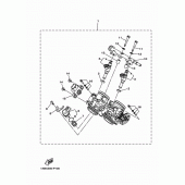 Схема вузла: Впускная система 2 Yamaha MT07/ MTT690 MT-07