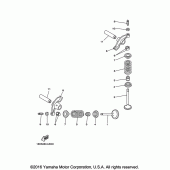 Схема вузла: Клапан Yamaha TTR125 TT-R125