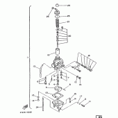 Схема вузла: Карбюратор Yamaha XT125