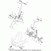 Схема вузла: Масляний насос Yamaha XVS1100 V-Star Custom