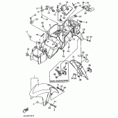 Схема узла: Крыло Yamaha YZF750 YZF750