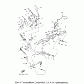 Схема вузла: Кермо та Тросики Yamaha FJ09 FJ-09